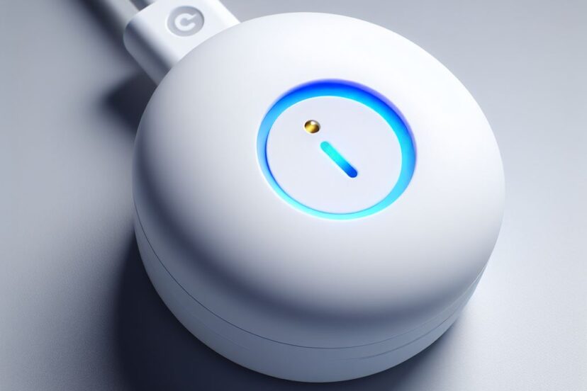 google nest power connector white