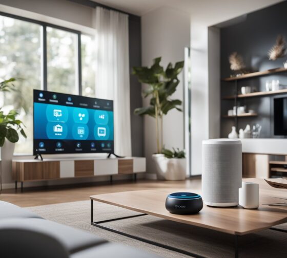 echo show 5 inside a smart home