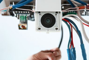home security camera wiring