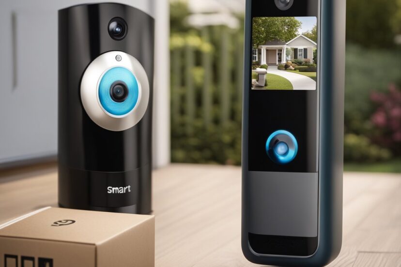 smart home doorbell in smart home